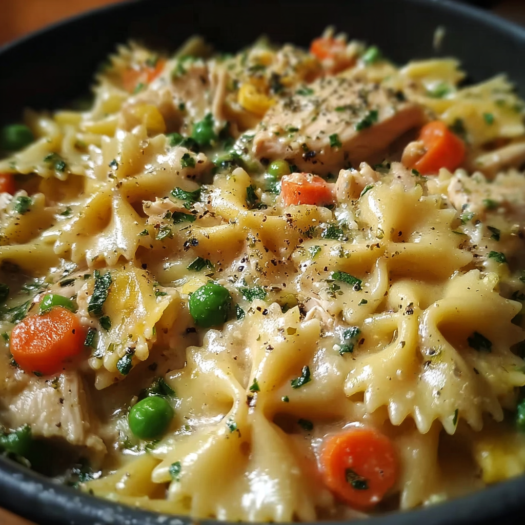 Comfort in a Bowl: Chicken Pot Pie Pasta Recipe