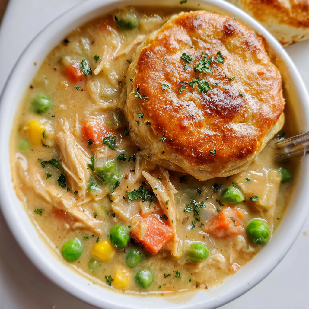 Comforting Chicken Pot Pie Soup for Home Cooks