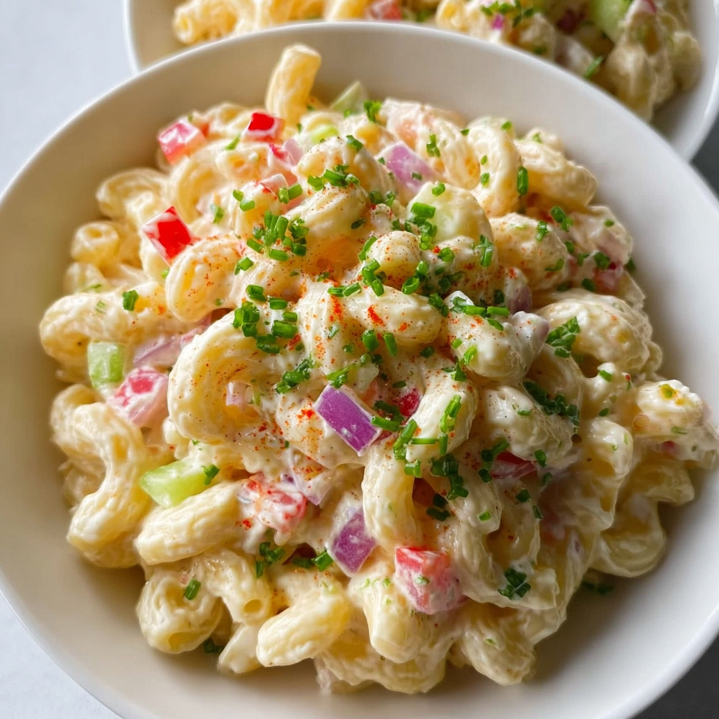 Creamy Classic Macaroni Salad For Any Occasion