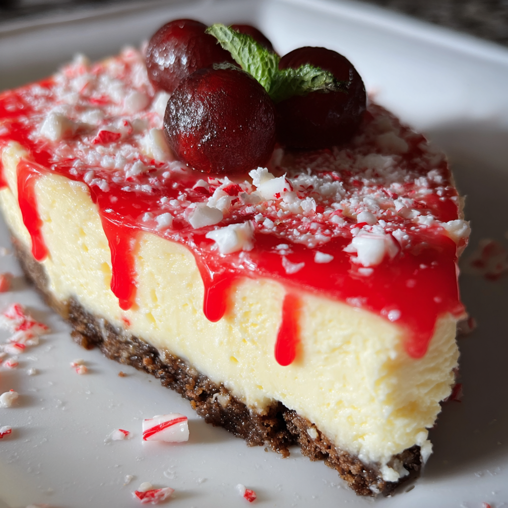 Decadent Peppermint Cheesecake for Festive Gatherings