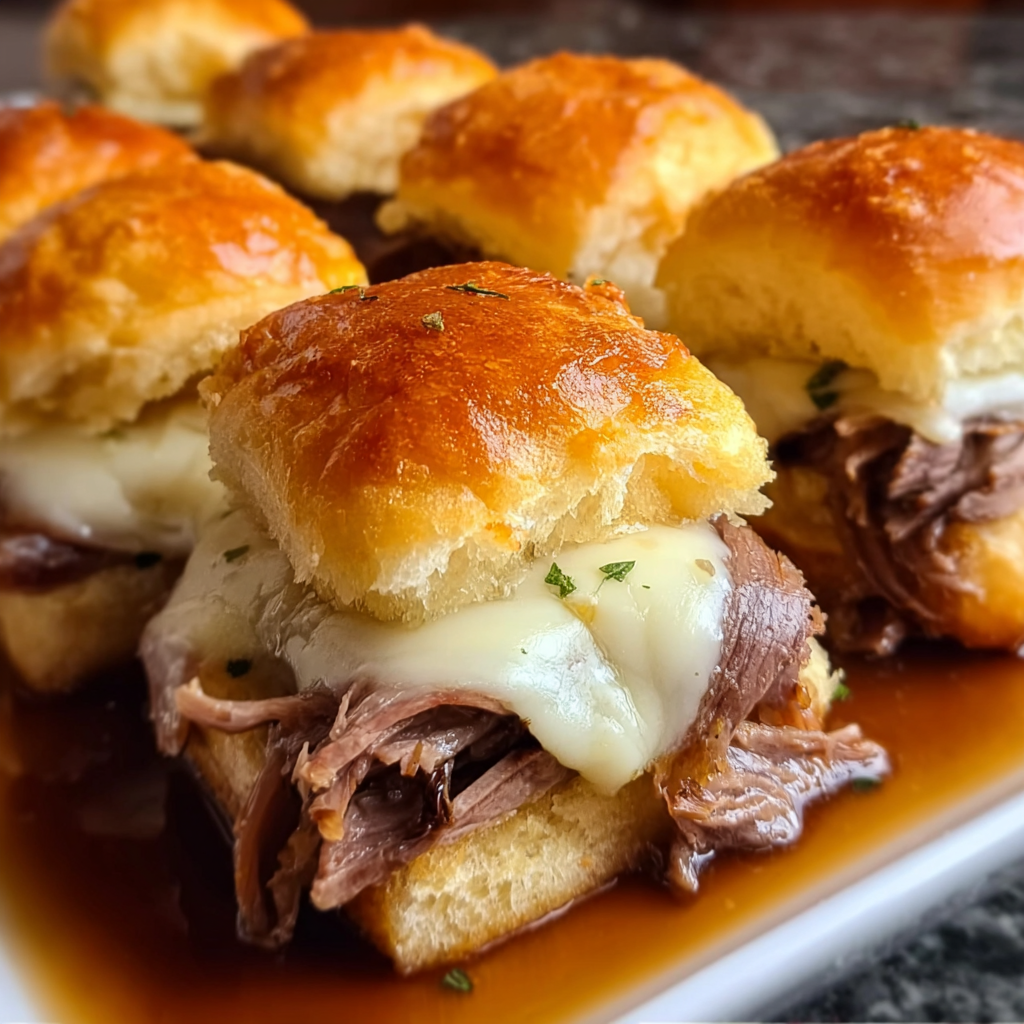Deliciously Simple French Dip Sliders Recipe