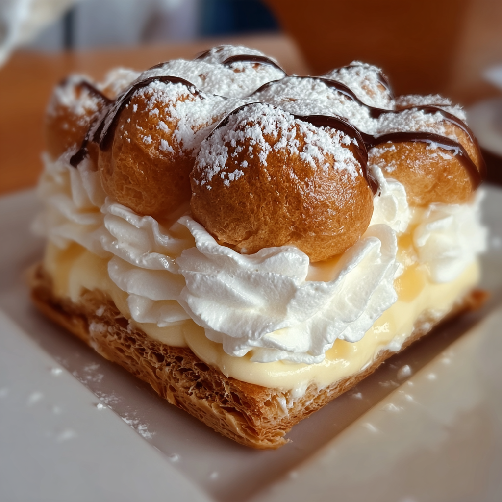 Delightful Cream Puff Cake for Special Occasions