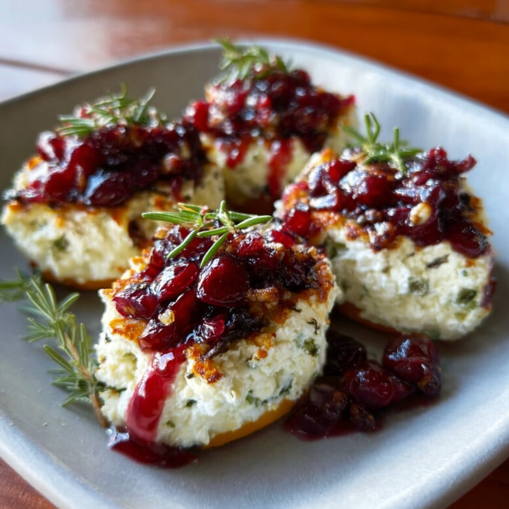 Delightful Creamy Goat Cheese with Cranberry Drizzle