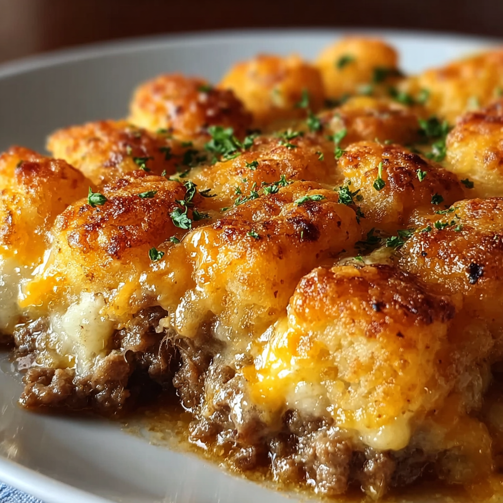 Delightful Tater Tot Casserole with Ground Beef