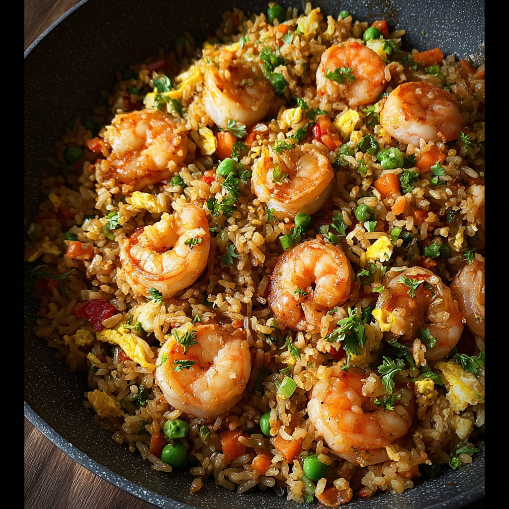 Easy One-Pan Shrimp Fried Rice Recipe for Home Cooks