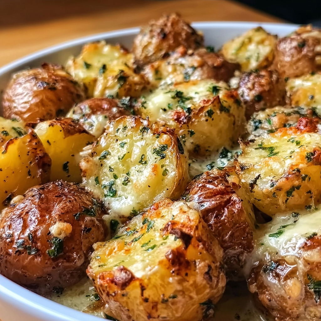 Flavorful Cheesy Ranch Oven Roasted Potatoes
