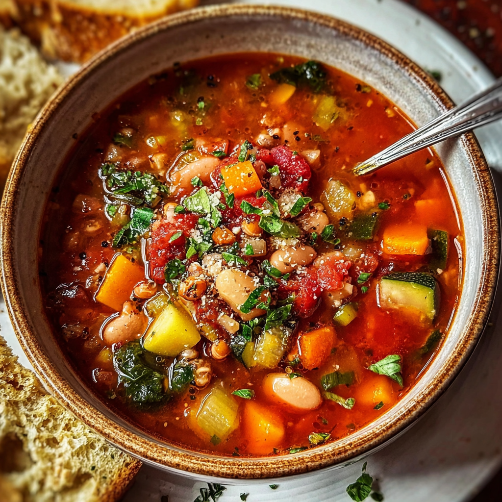 Hearty Italian Vegetable Soup: A Warm, Healthy Delight