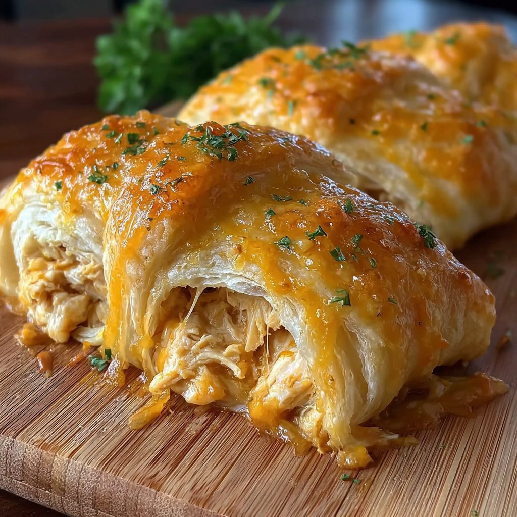 Melt in Your Mouth Cheesy Chicken Crescent Rolls