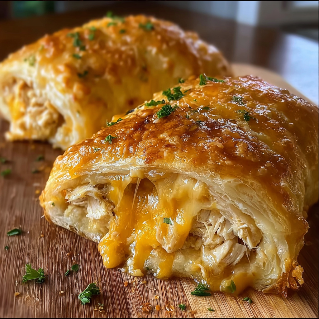 Melt in Your Mouth Cheesy Chicken Crescent Rolls