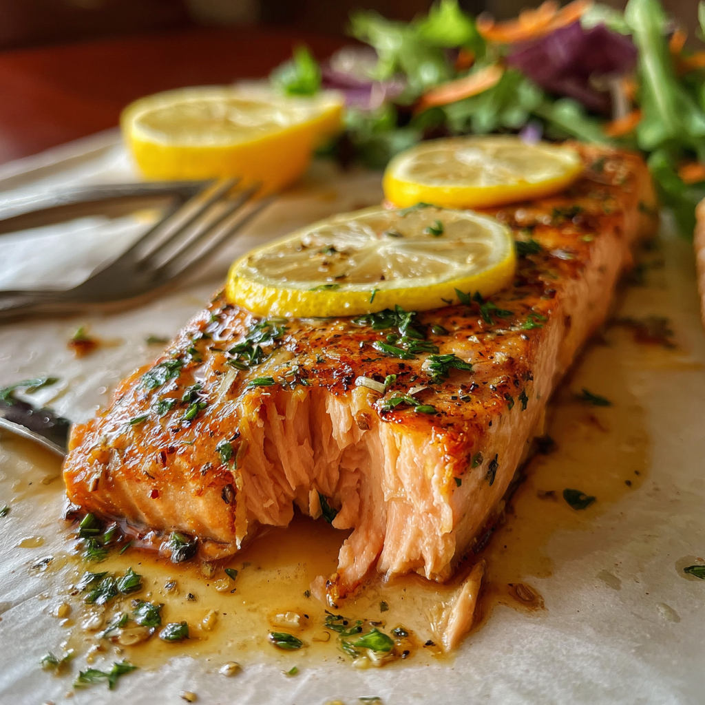 Savory Baked Dijon Salmon Recipe for Home Cooks