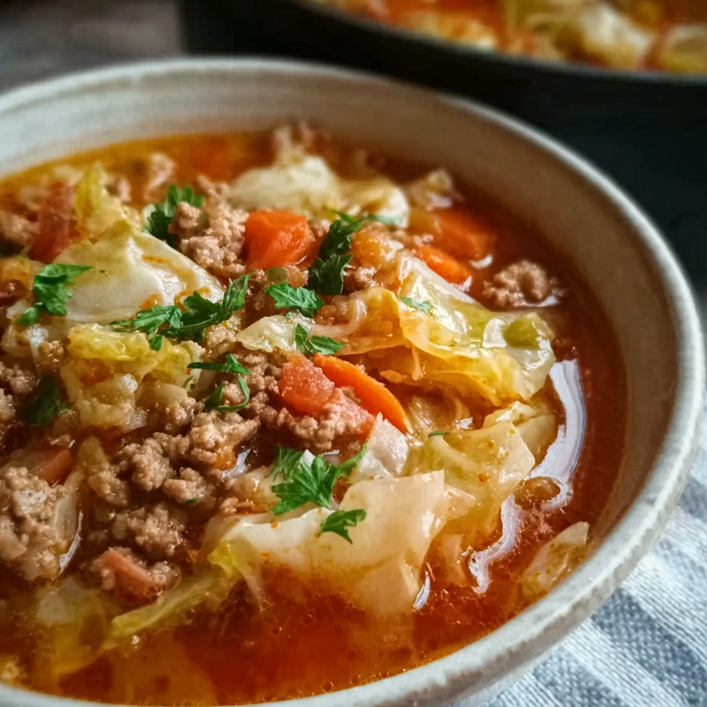 Savory Cabbage Roll Soup Recipe for Comforting Meals