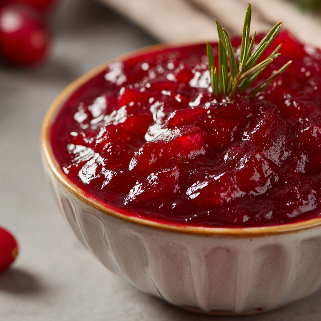 Classic Christmas Cranberry Sauce for Festive Feasts