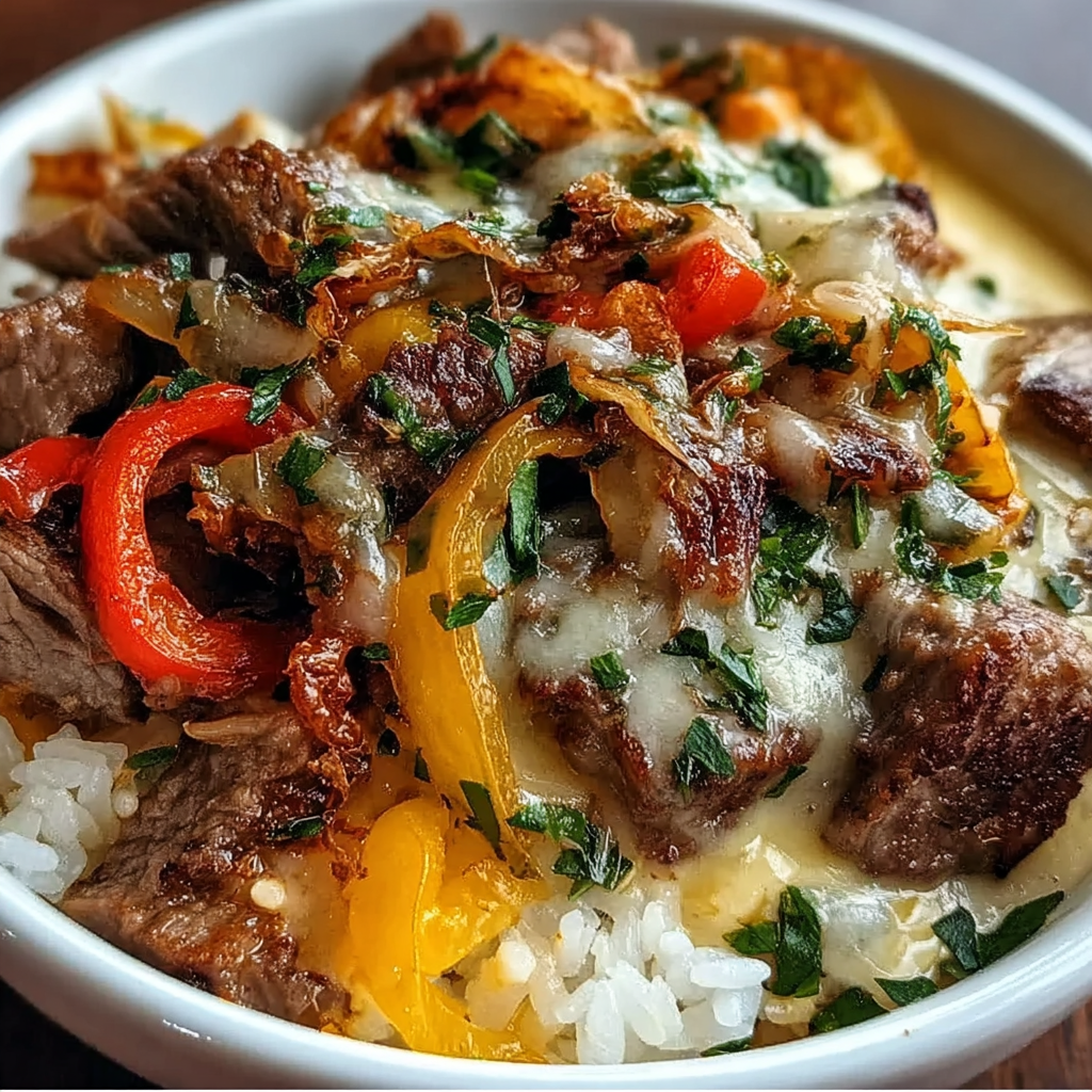 Create a Flavorful Philly Cheesesteak Bowl at Home