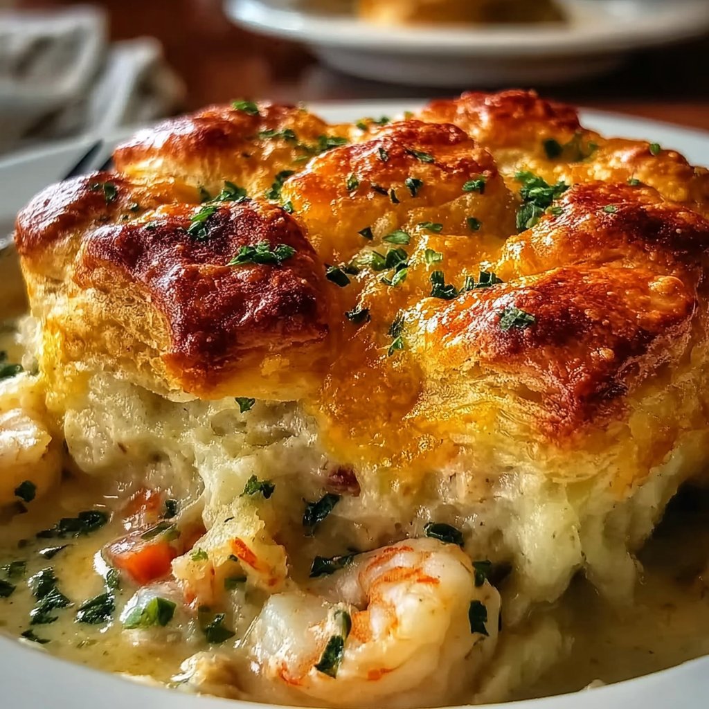 Decadent Cheddar Bay Seafood Pie for Home Cooks