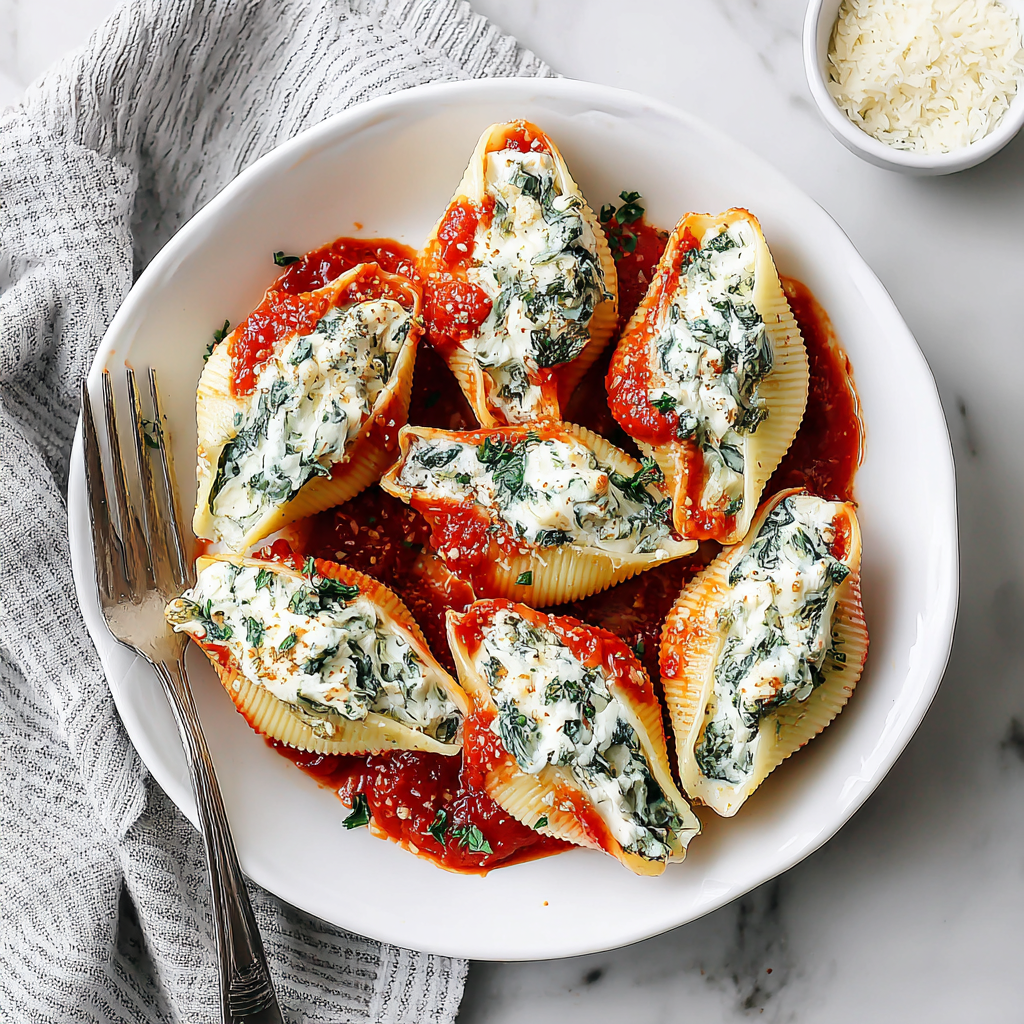 Deliciously Festive Christmas Stuffed Shells Recipe