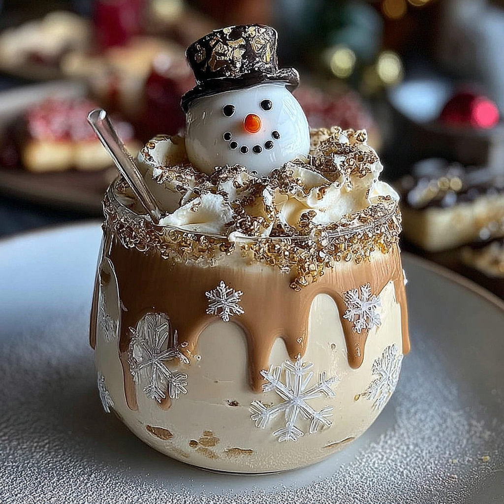 Delightful Snowman Baileys Ice Cream Cocktail Recipe