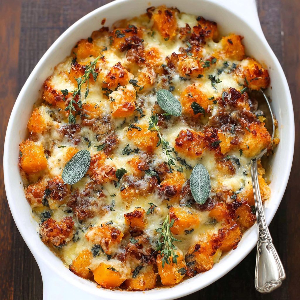 Elegant Butternut Squash Casserole for Home Cooks