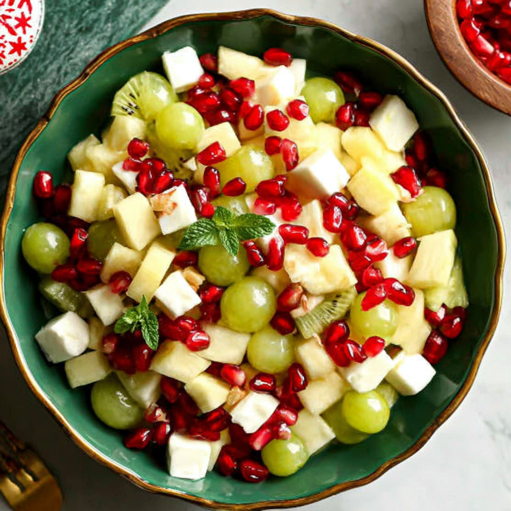 Festive Christmas Fruit Salad for Holiday Gatherings