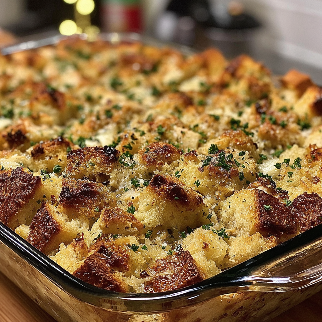 Hearty Turkey and Stuffing Casserole Delight