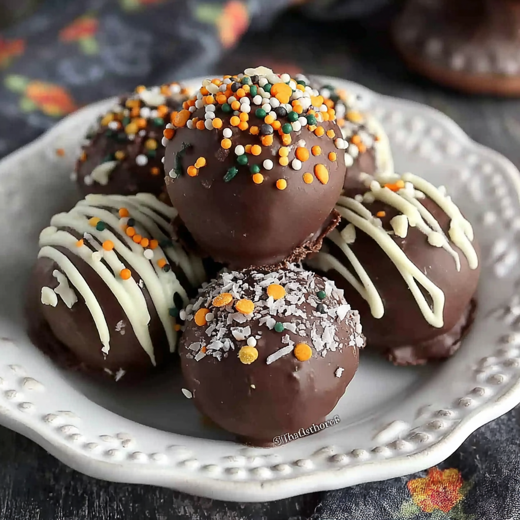 Indulgent Double Chocolate Brownie Truffles to Savor