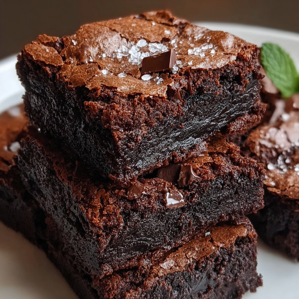 Irresistible Decadent Double Chocolate Fudgy Brownies