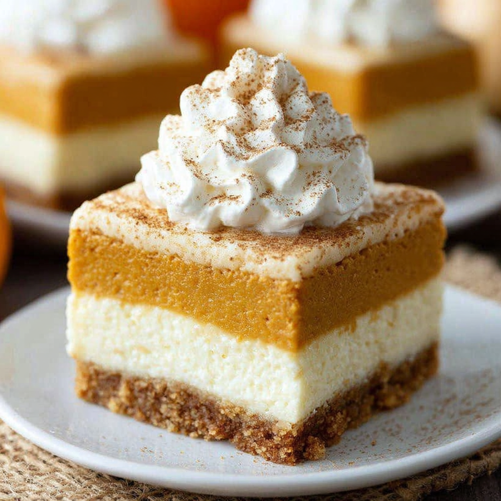 Irresistible Pumpkin Pie Cheesecake Bars Recipe