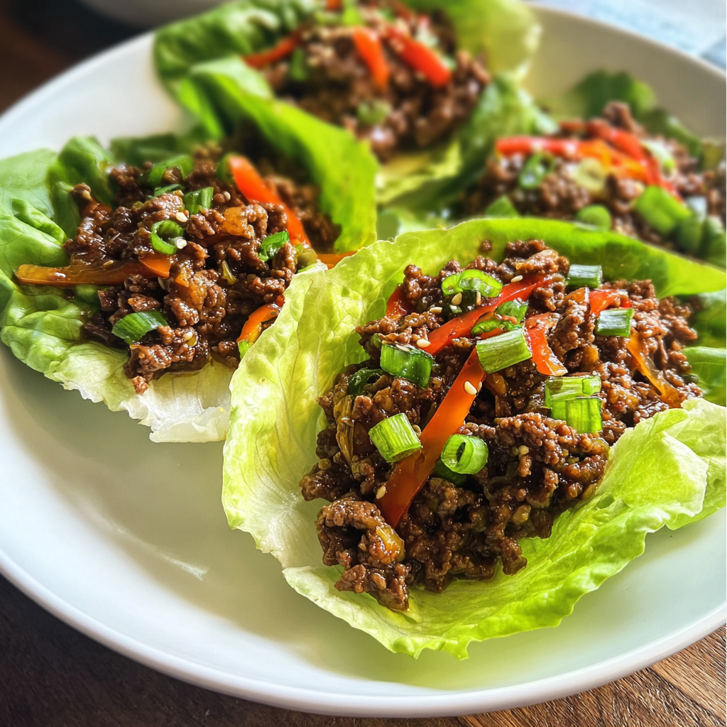 Low Carb Korean Beef Lettuce Wraps: A Flavorful Twist