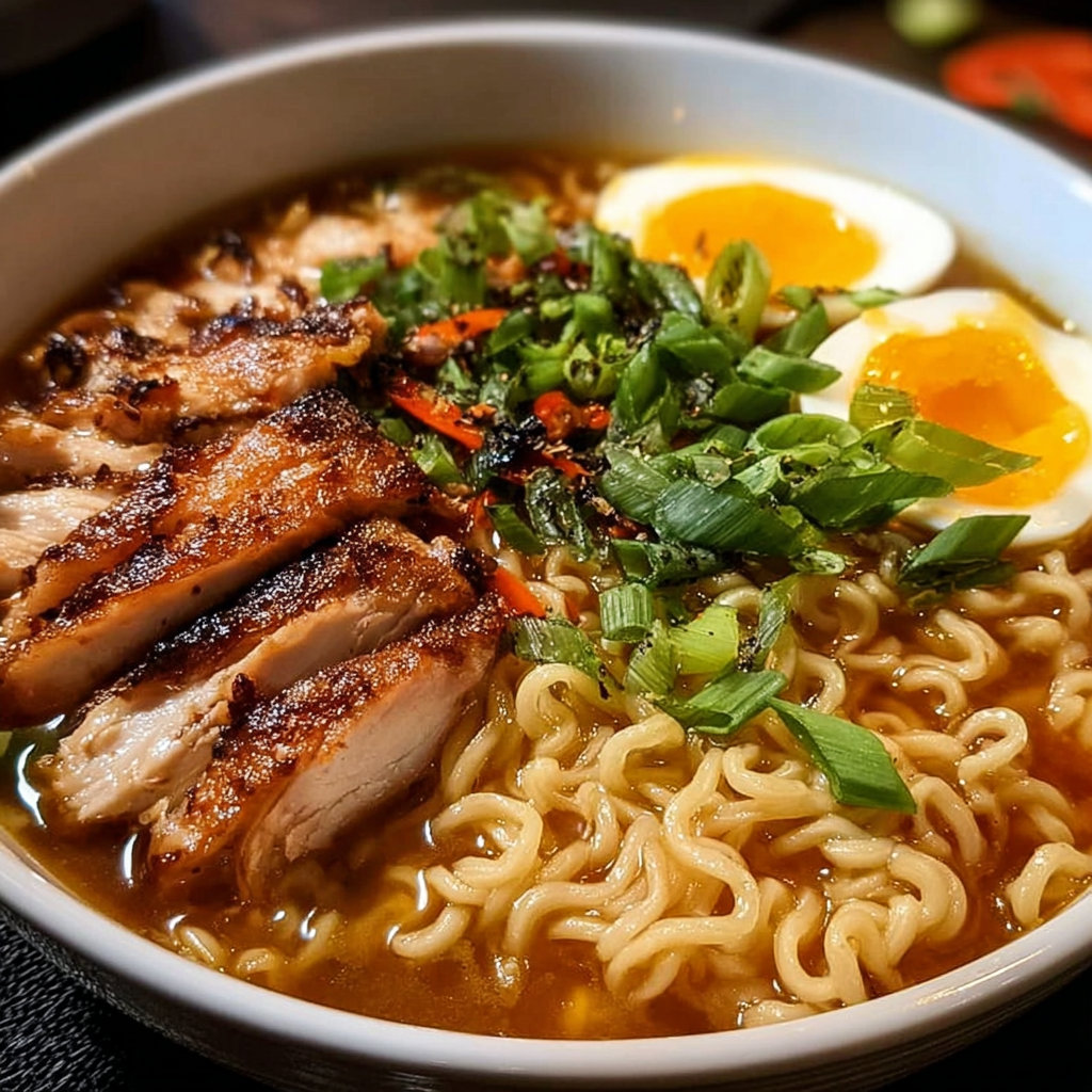 Quick and Flavorful Chicken Ramen in 20 Minutes