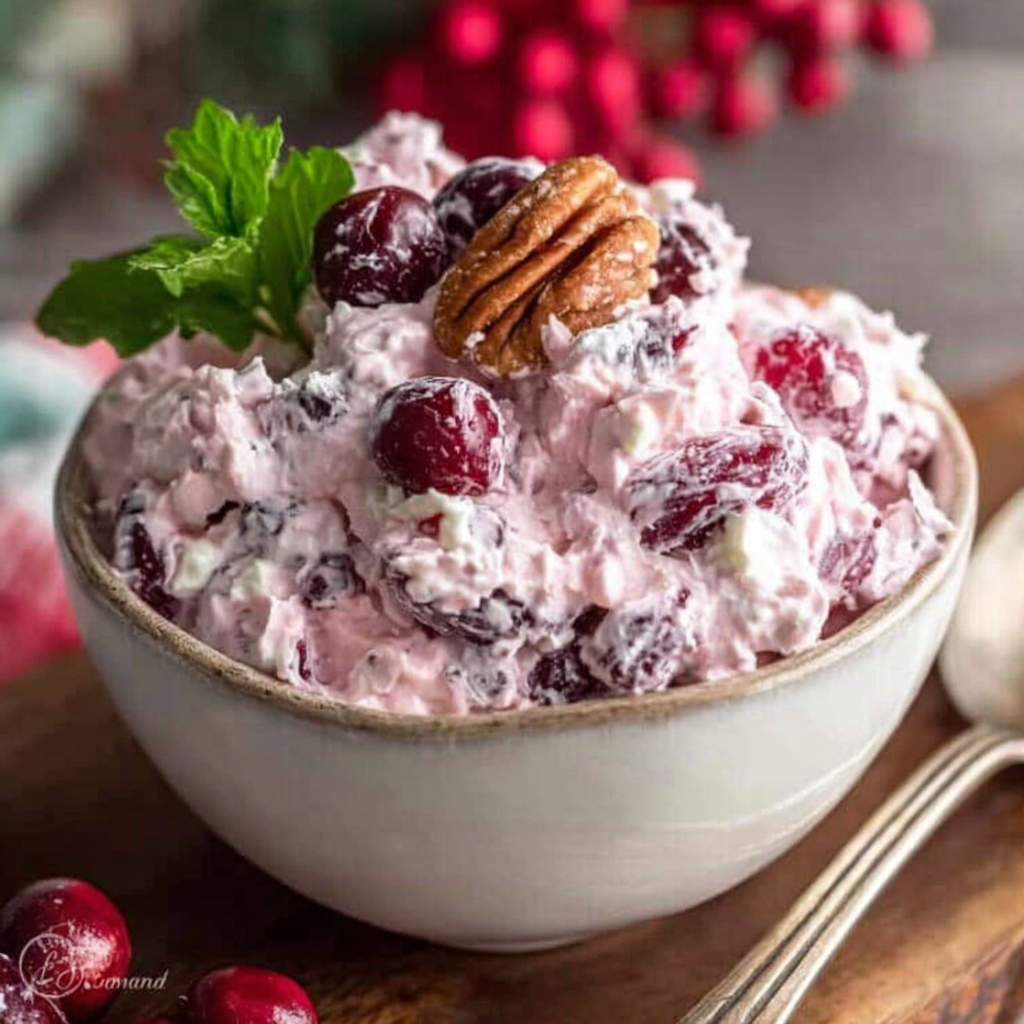 Refreshing Cranberry Fluff Salad Delight