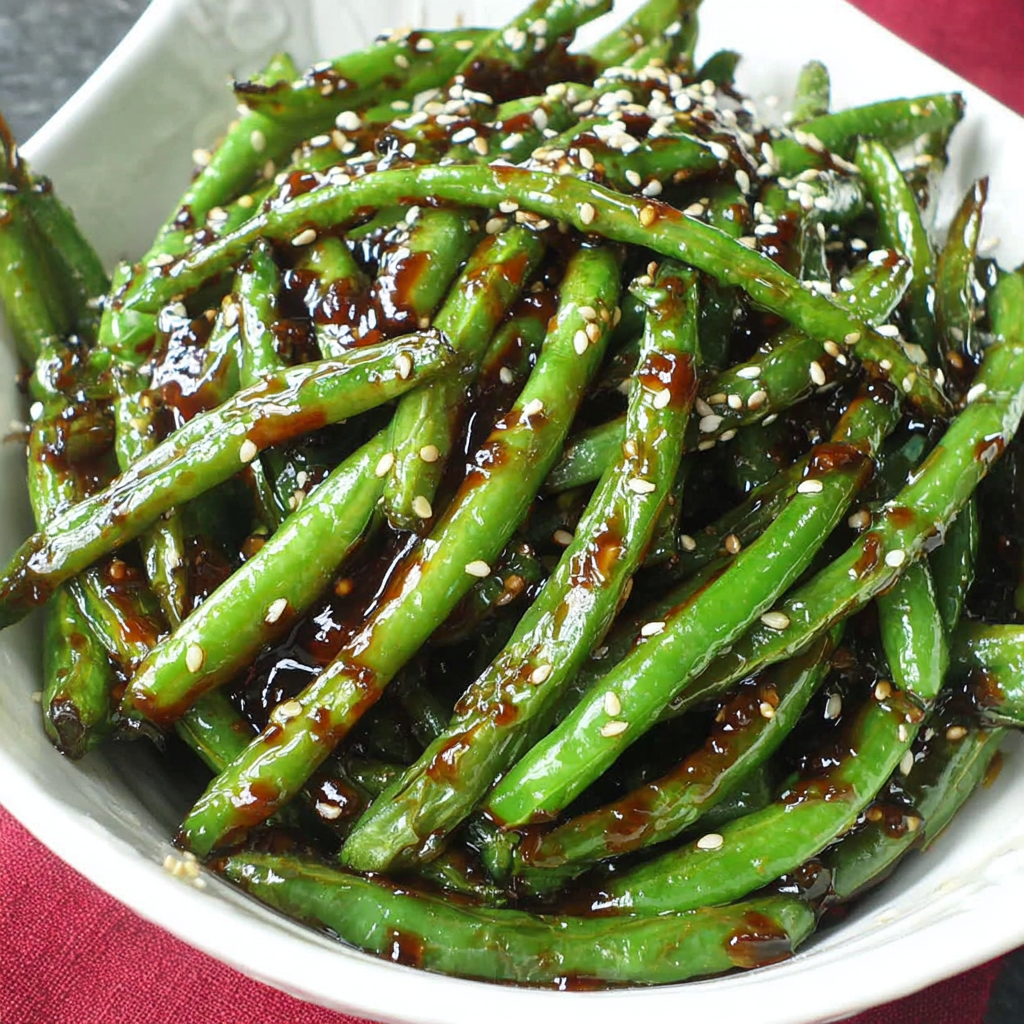 Savor the Flavor: Blistered Green Beans with Miso and Sesame