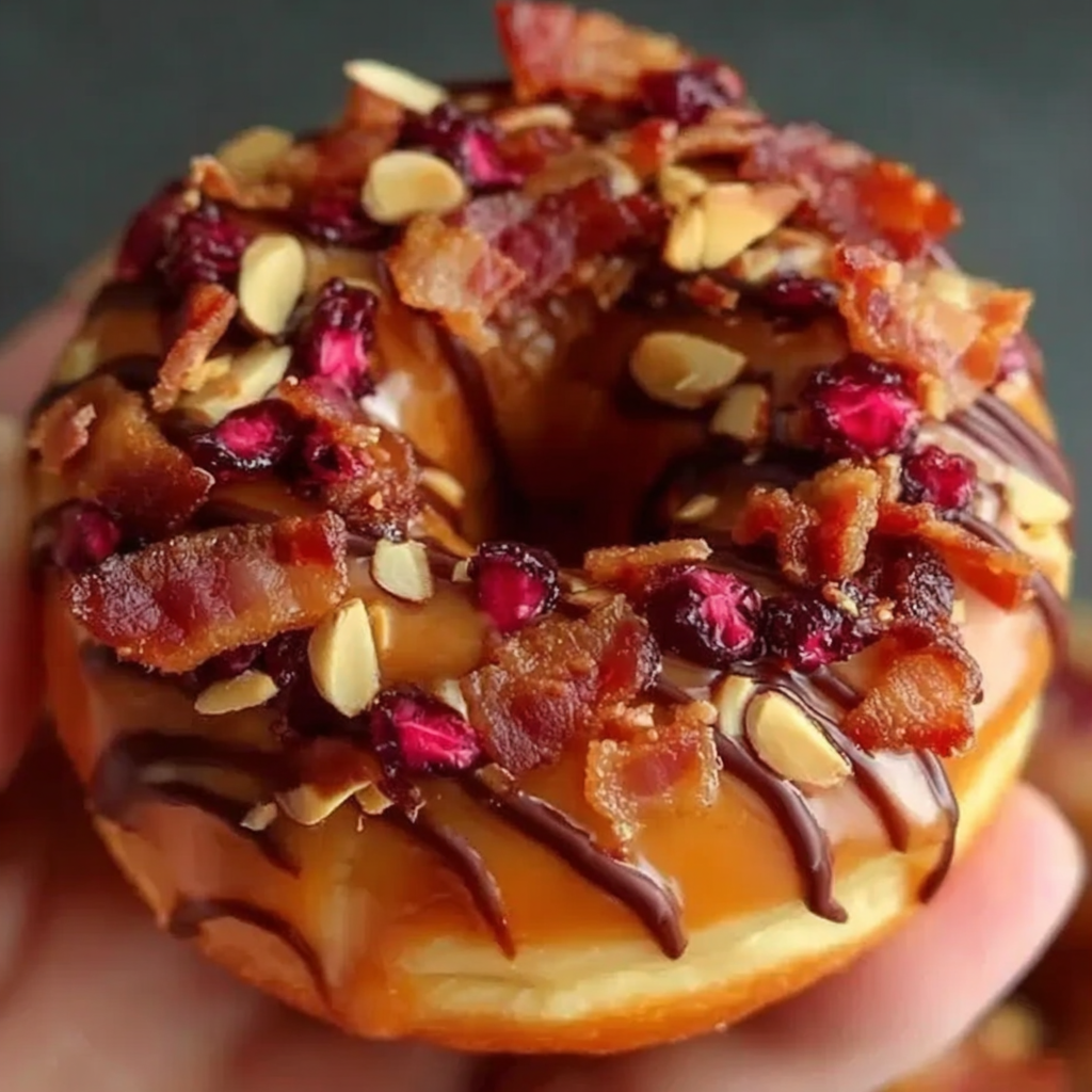 Savory Sweet Delights: Maple Raspberry Bacon Donuts