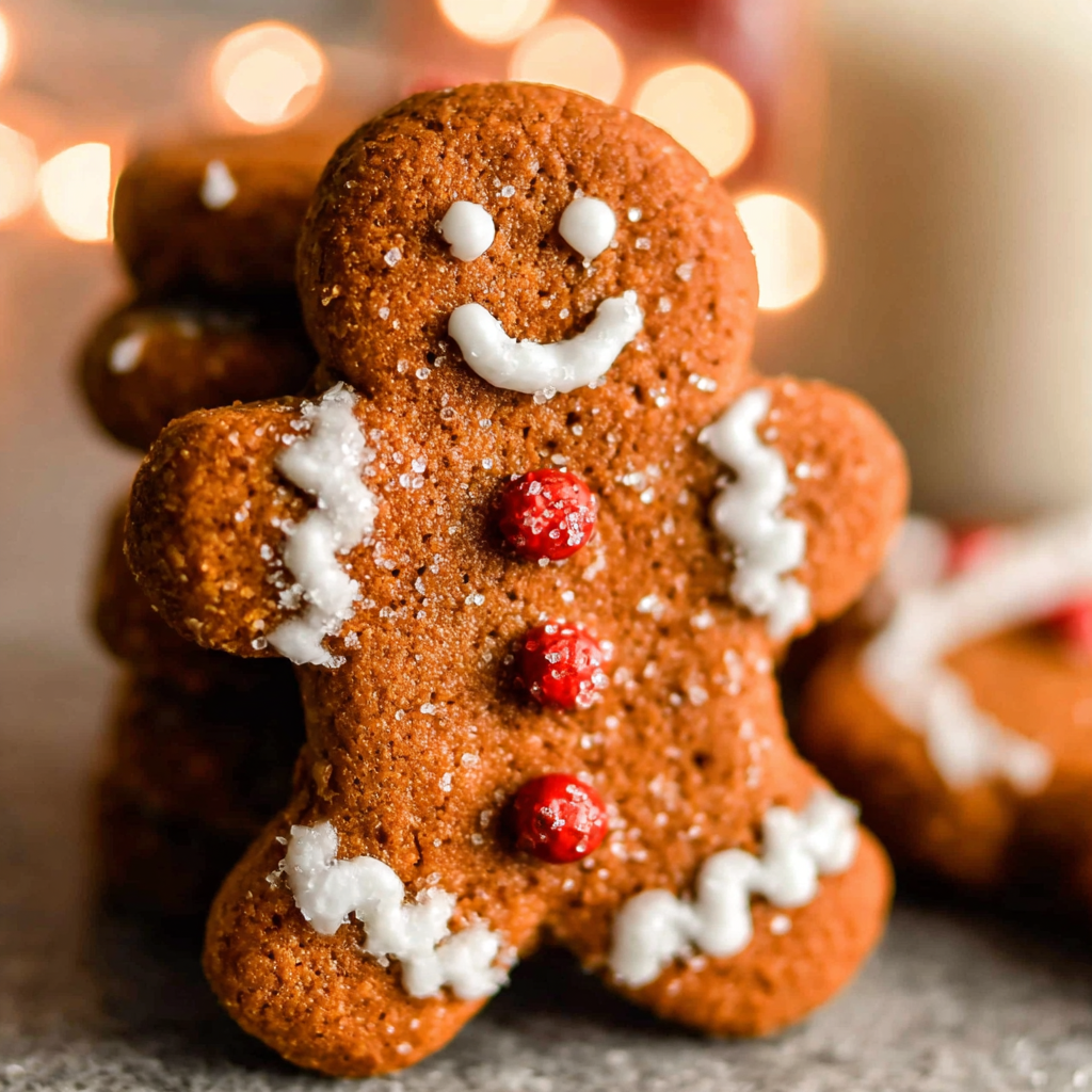 Soft and Chewy Gingerbread Man Cookies for Festive Cheer