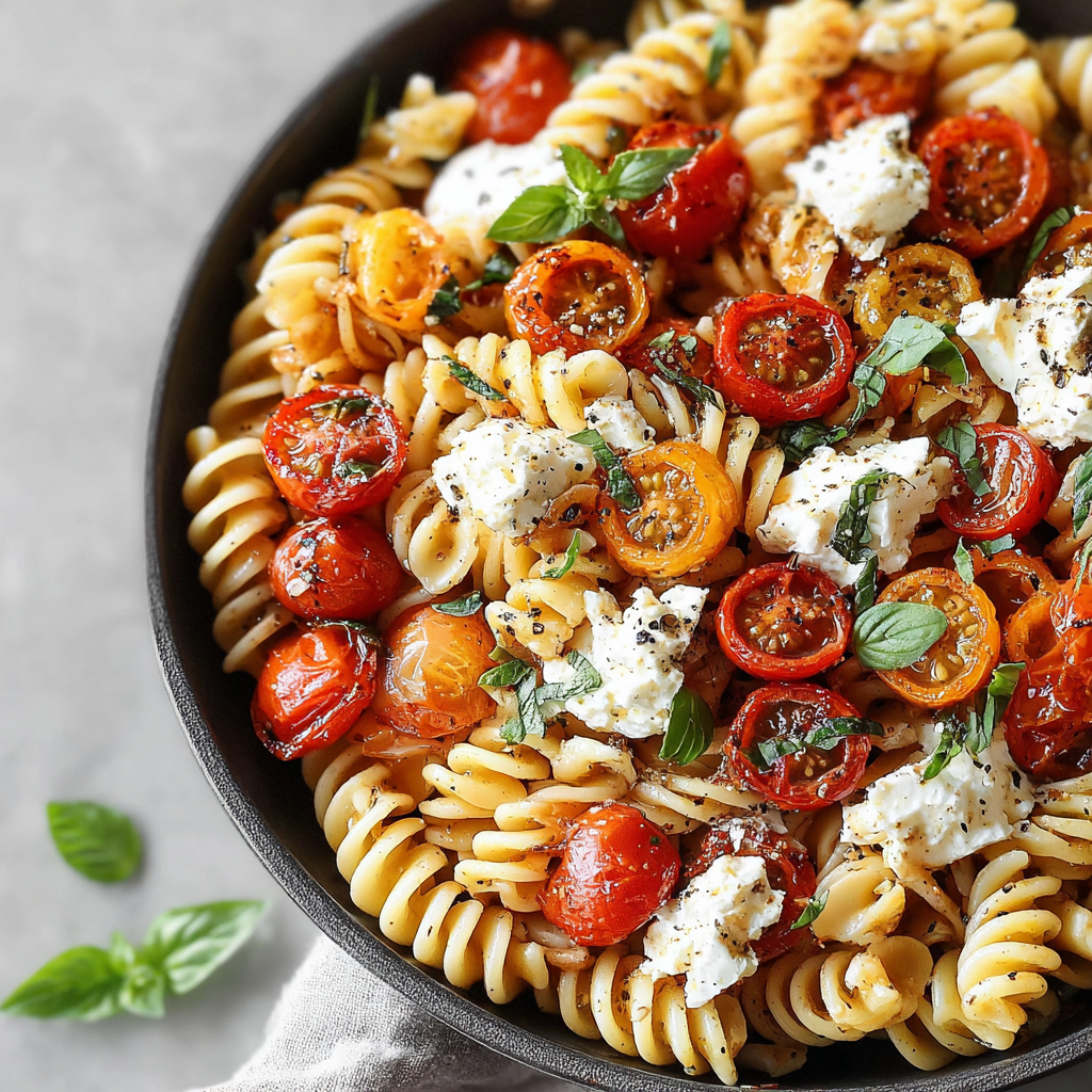 A Savory Twist on Baked Feta Pasta Delight