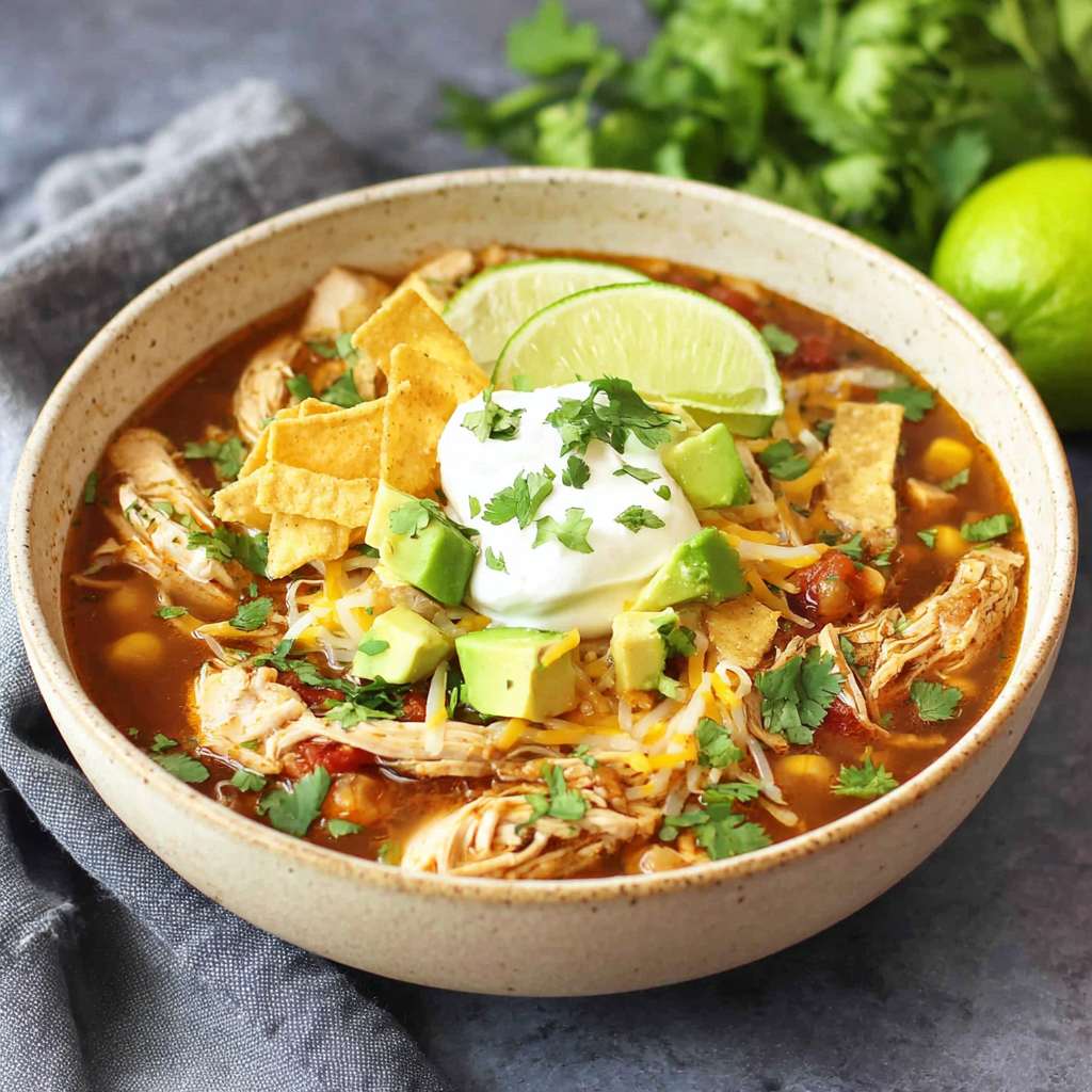 Comforting Instant Pot Chicken Tortilla Soup Recipe