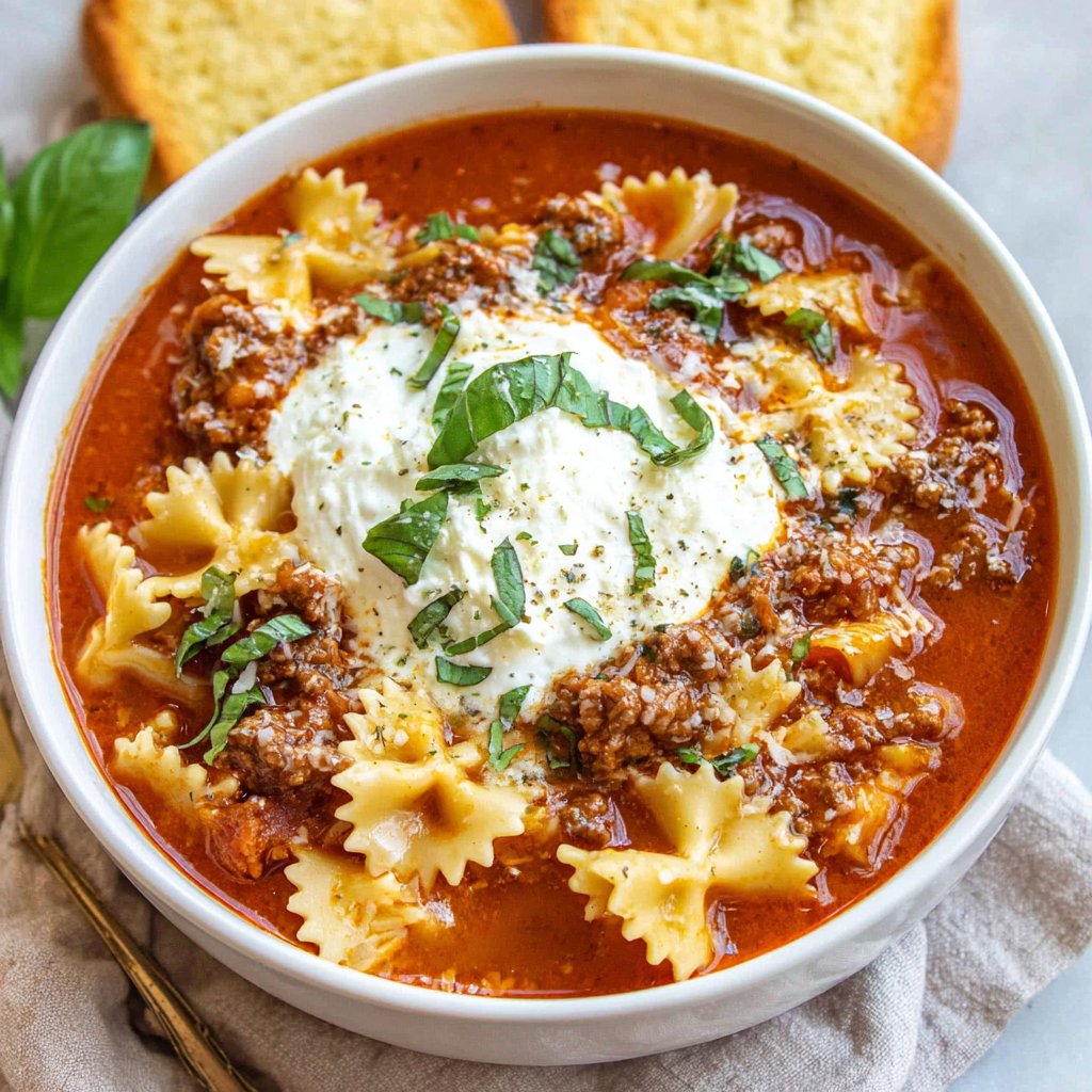 Comforting Lasagna Soup for Cozy Nights