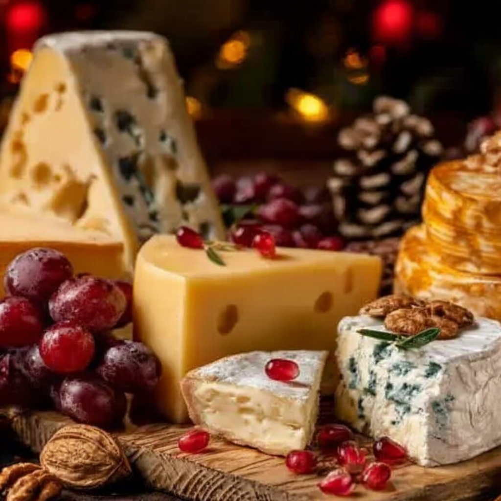 Crafting a Cozy Winter Wonderland Cheese Selection