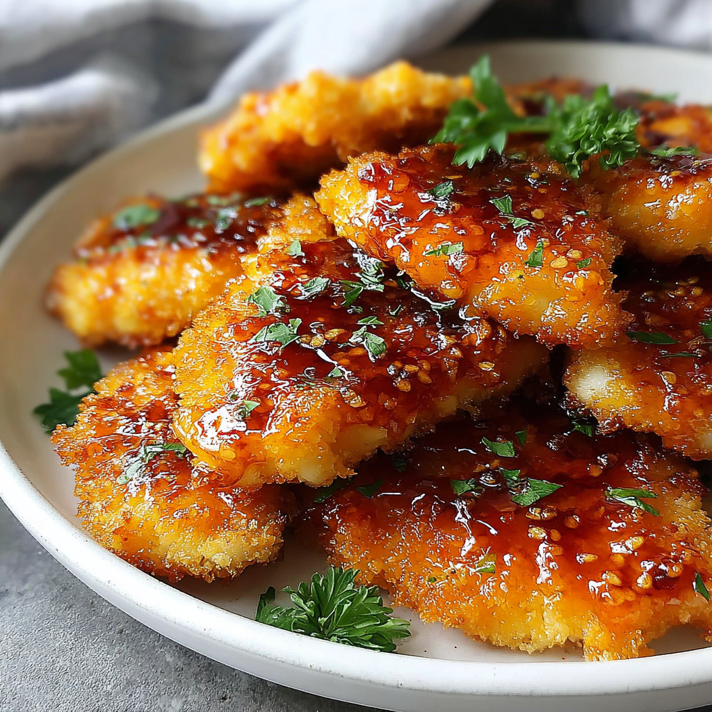 Crispy Baked Hot Honey Chicken Recipe