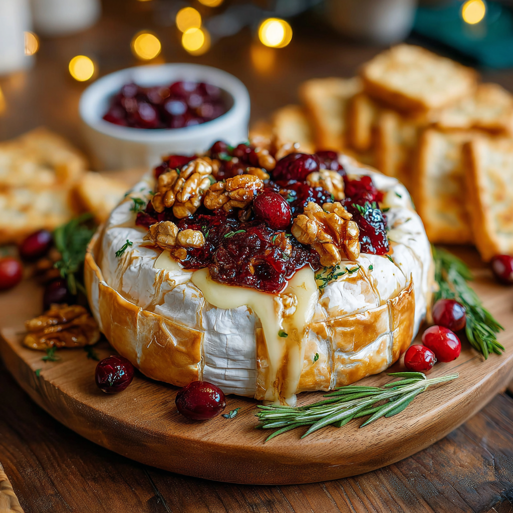 Delicious Baked Brie with Cranberries for Entertaining