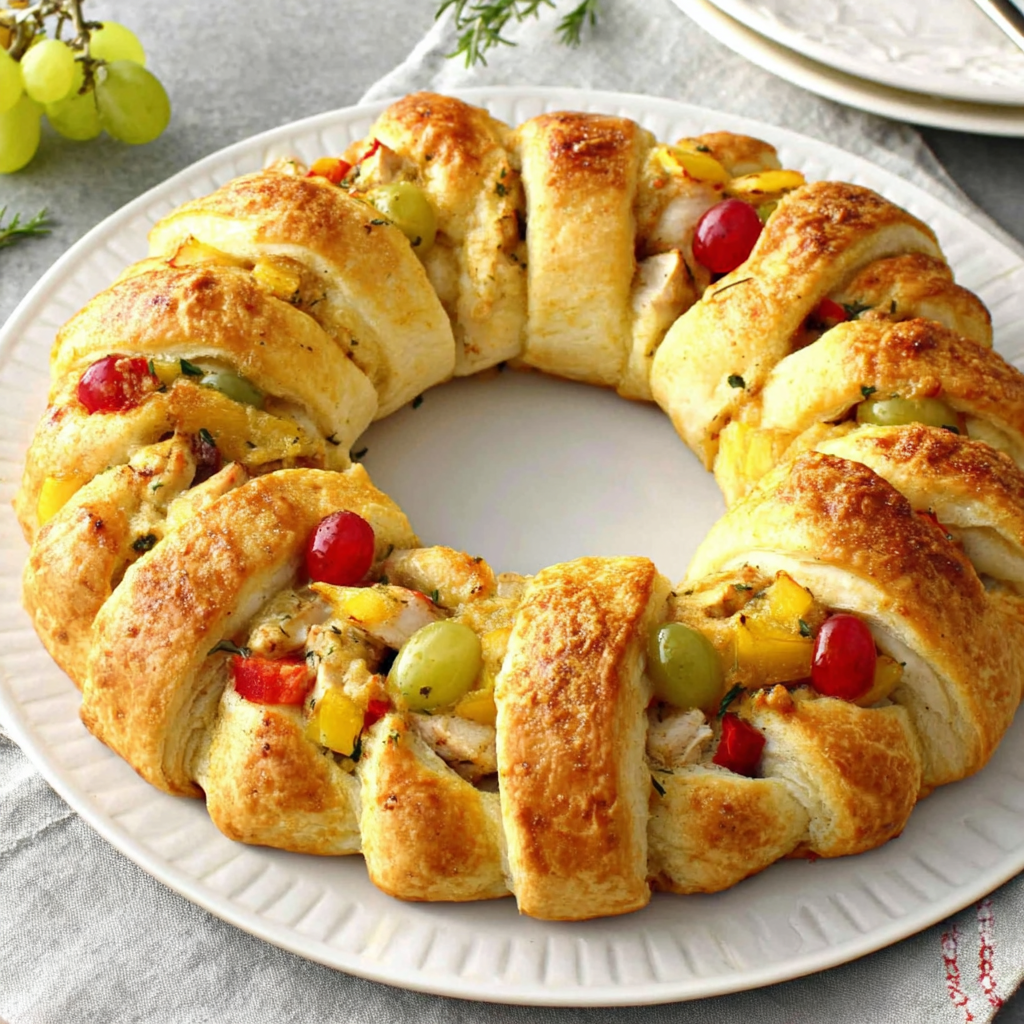 Delicious Chicken Crescent Wreath for Any Gathering
