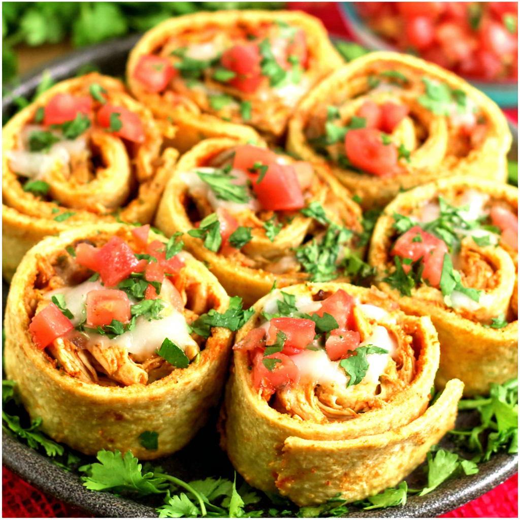 Delicious Chicken Taco Mexican Pinwheels Recipe