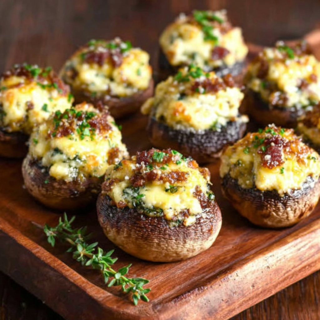 Delicious Mini Stuffed Mushrooms for Entertaining