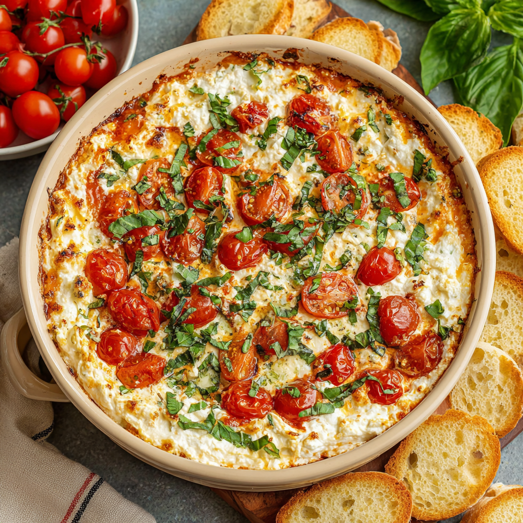 Deliciously Creamy Caprese Dip for Easy Entertaining