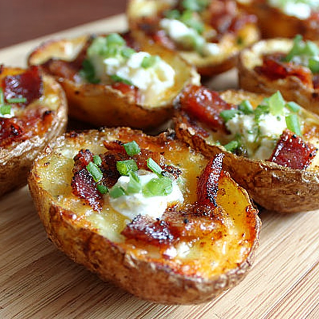 Deliciously Decadent Mini Potato Skins for Home Chefs
