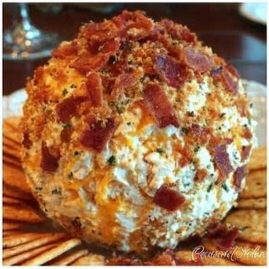 Deliciously Simple Bacon Ranch Cheese Ball Recipe