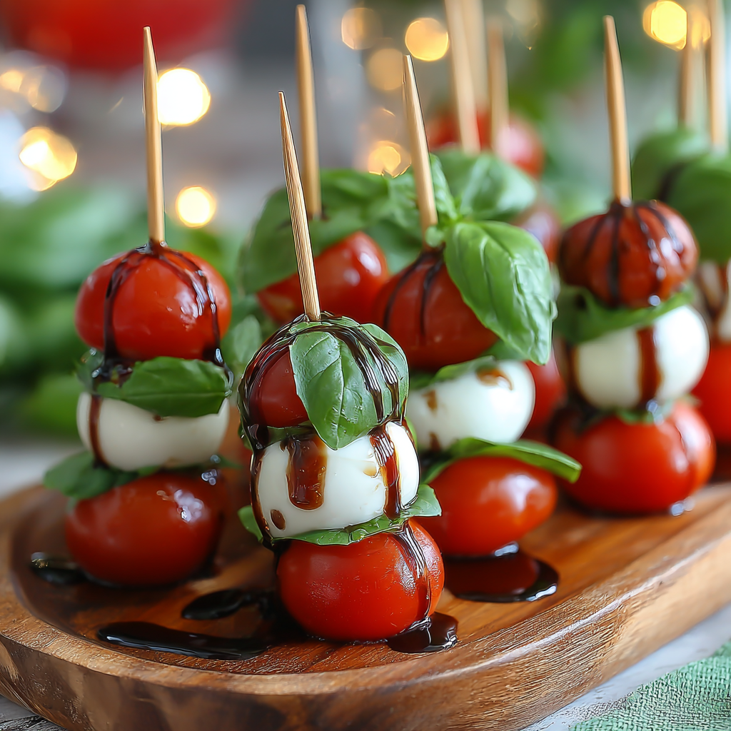 Deliciously Simple Caprese Skewers for Entertaining