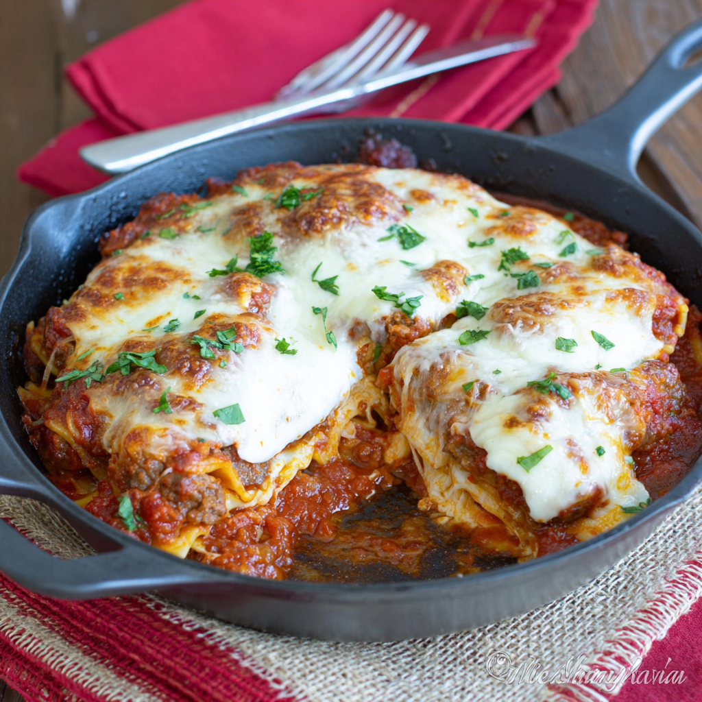 Effortless One Pan Easy Lasagna for Busy Cooks