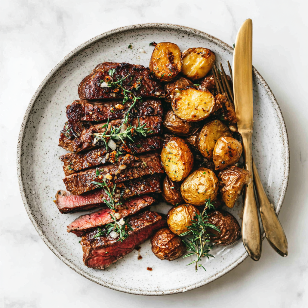 Elevate Your Dinner with Steak and Potatoes
