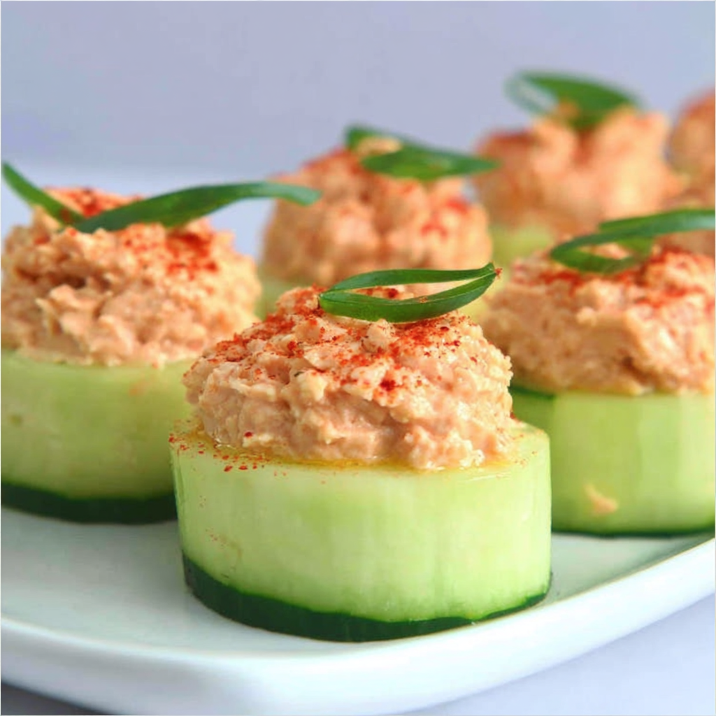 Elevate Your Entertaining with Spicy Tuna Cucumber Bites