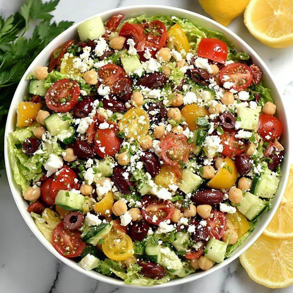 Fresh and Flavorful Mediterranean Chopped Salad