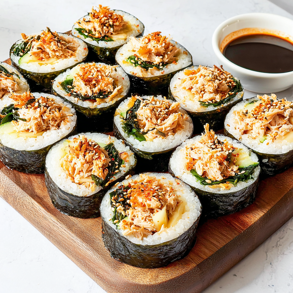 Mastering the Art of Spicy Tuna Kimbap Rolls